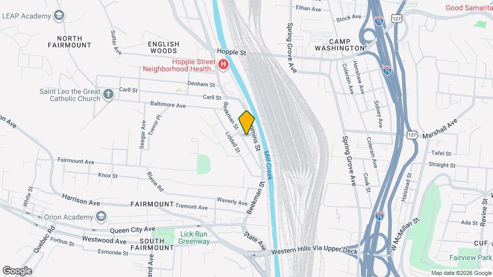 2556 Beekman St, Unit 301 Map and Location Details