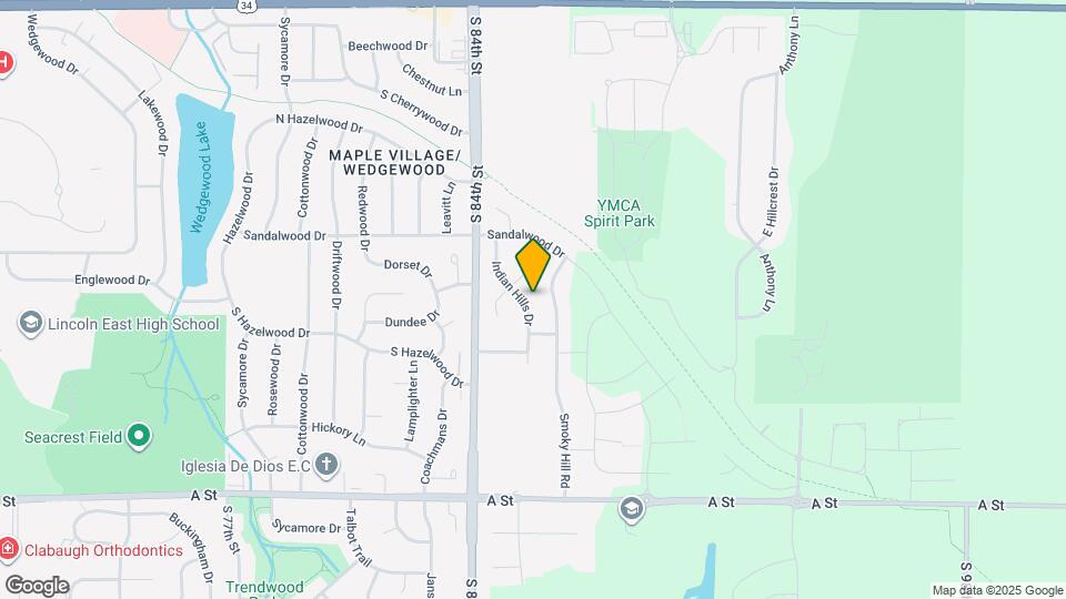 820 Indian Hills Dr Map and Location Details