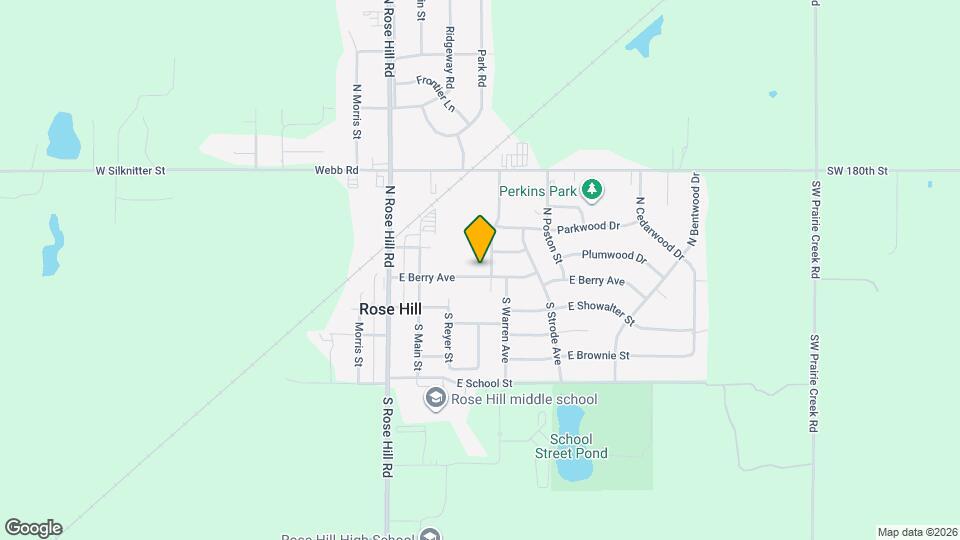 Heritage Townhomes of Rose Hill Phase 1 Map and Location Details