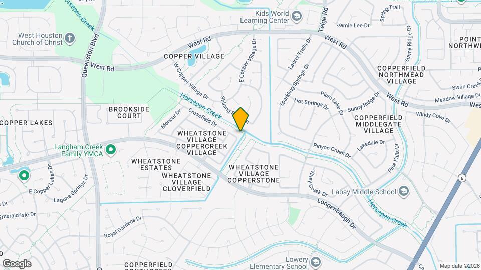 16302 Crossfield Dr Map and Location Details