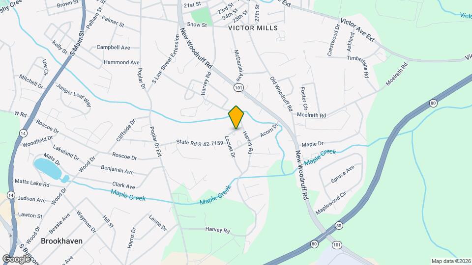 103 Locust Dr Map and Location Details