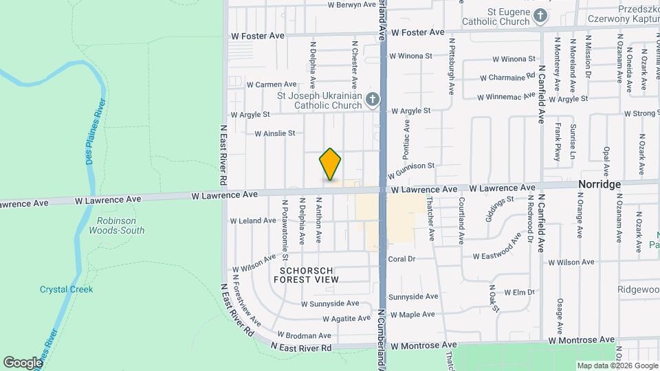 8550 W Lawrence Ave Mapa y Detalles de la Ubicación