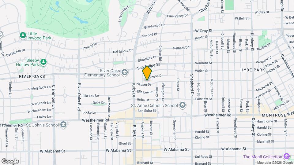 2506 Avalon Pl Map and Location Details