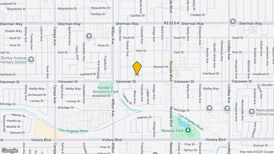 6818 Rhea Ave Mapa y Detalles de la Ubicación