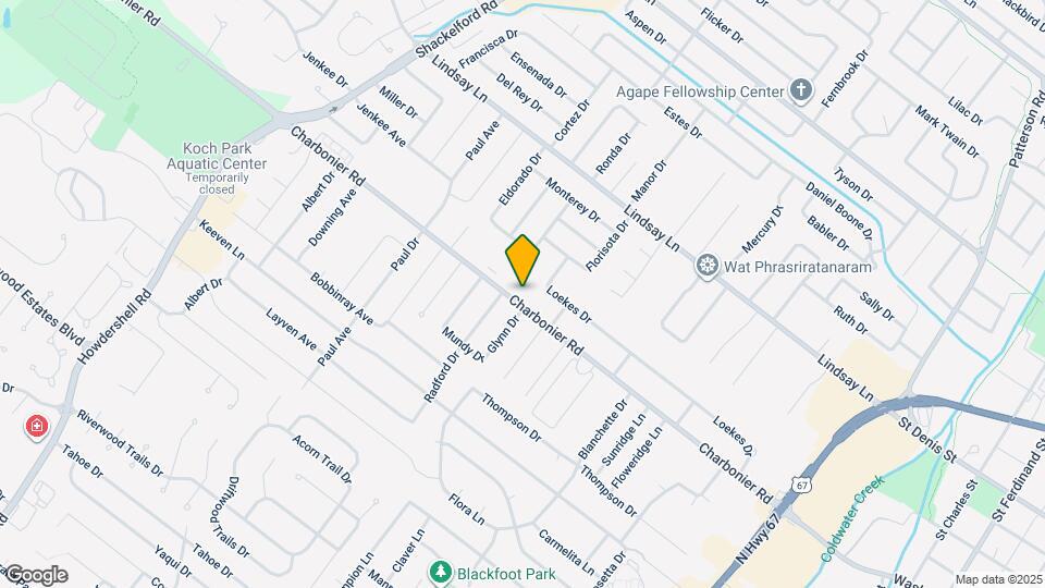 1143 Charbonier Rd Map and Location Details