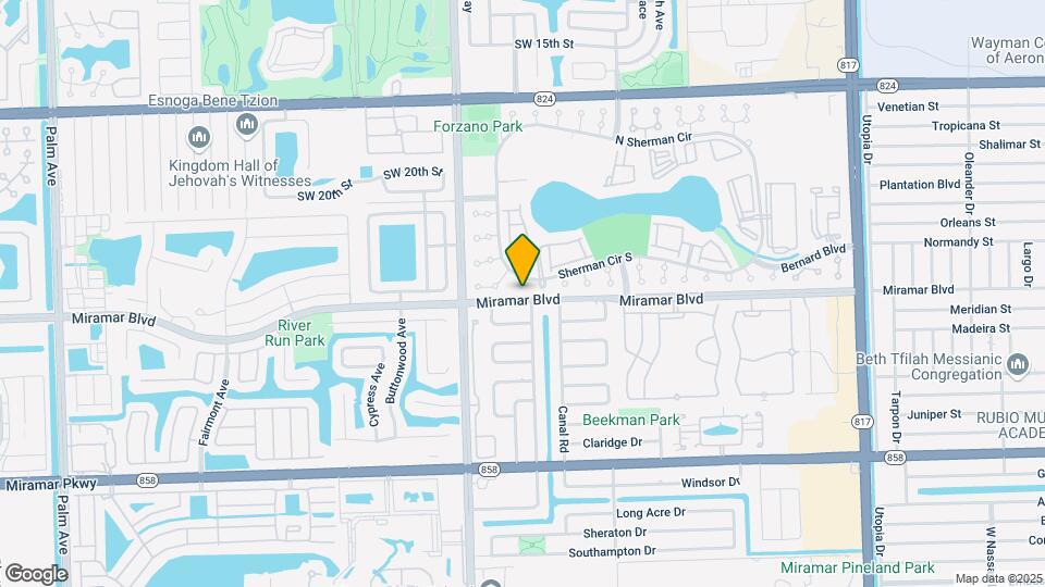2431 SW 87th Terrace Map and Location Details