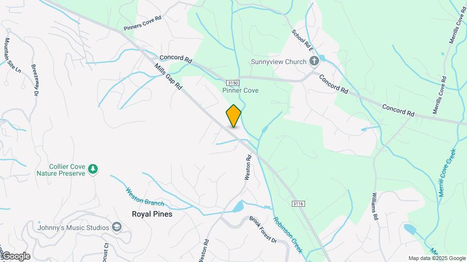 376 Mills Gap Rd Map and Location Details