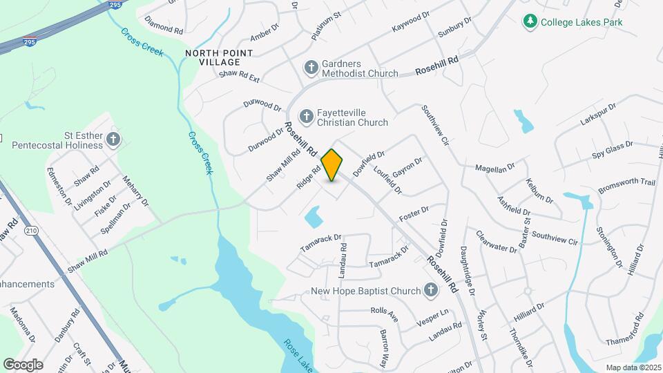 4212 S Dowfield Dr Map and Location Details