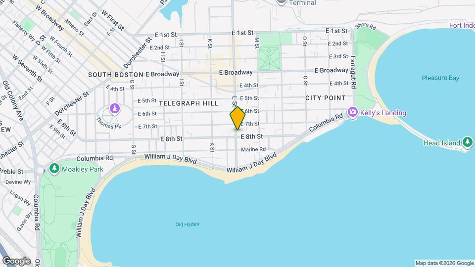 186 L St, Unit 2T Mapa y Detalles de la Ubicación