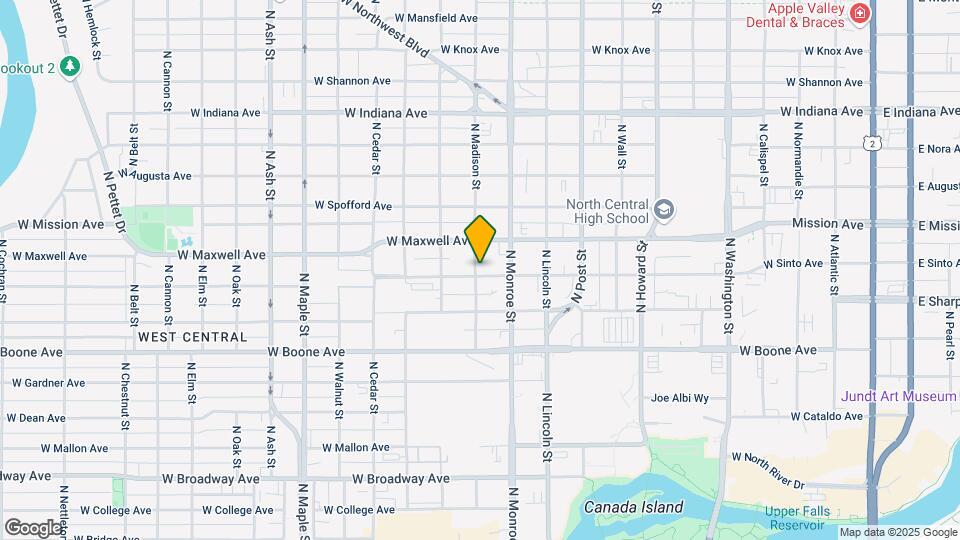 1028 W Sinto Ave Mapa y Detalles de la Ubicación