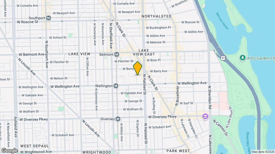 3038 N Halsted St Map and Location Details