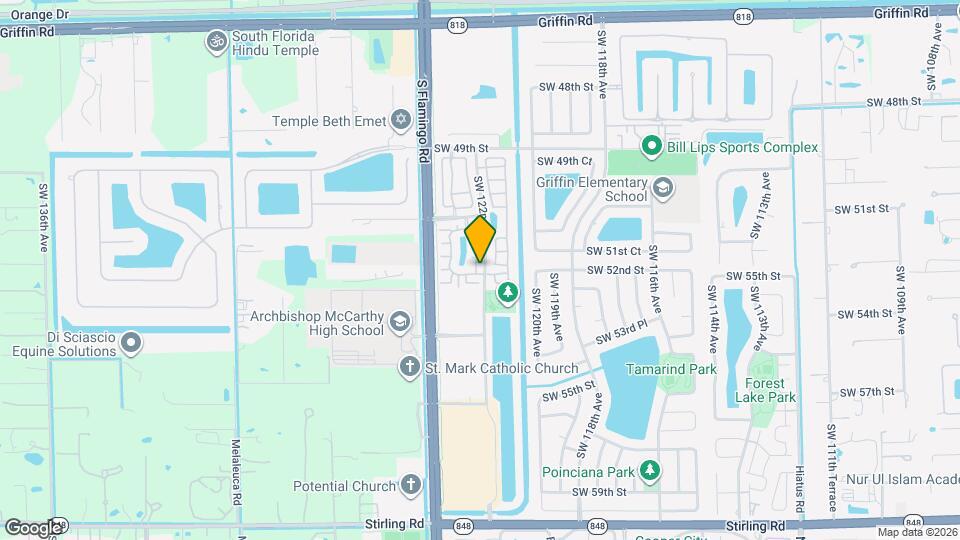 5232 SW 122nd Ter Map and Location Details