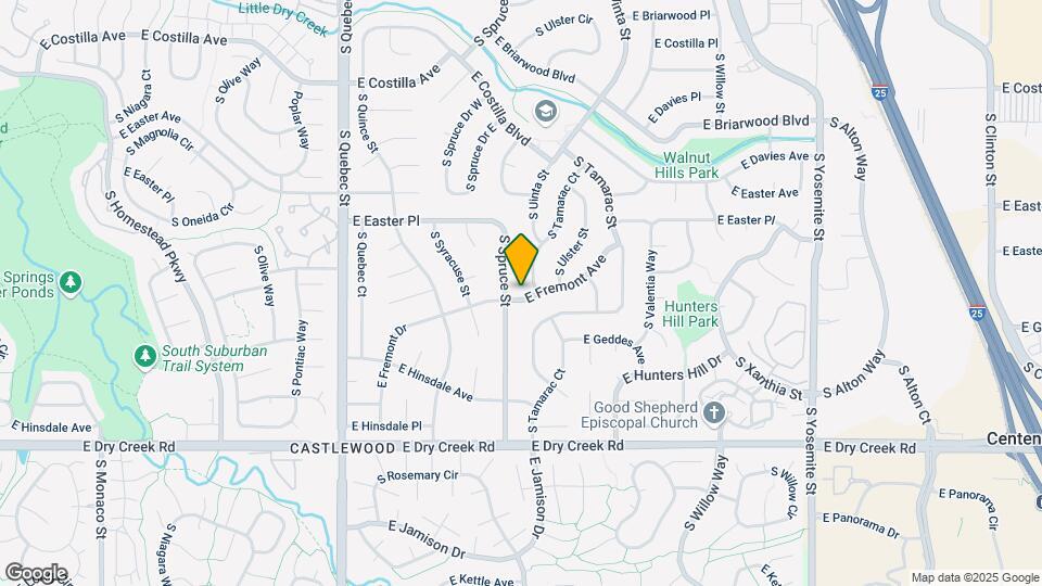 7907 E Fremont Ave Map and Location Details