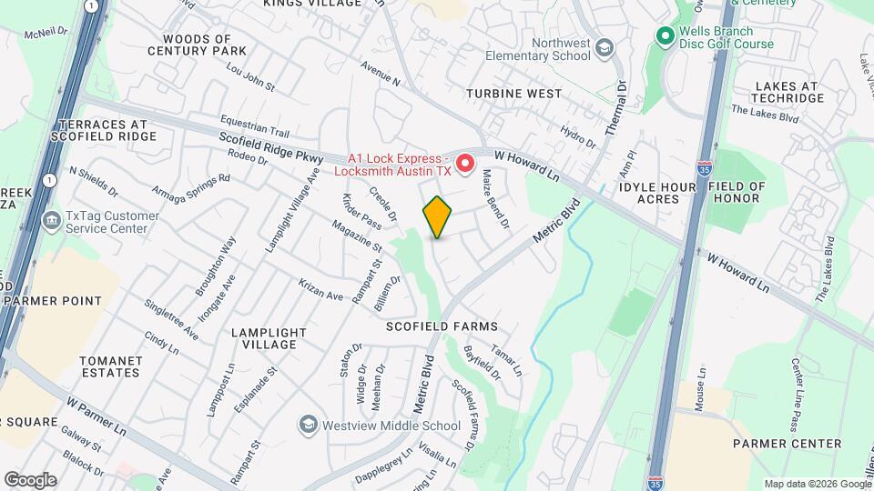 1820 Chasewood Dr Map and Location Details