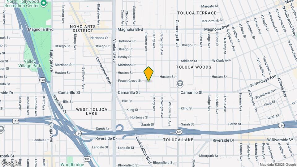 4834 Riverton Ave Map and Location Details