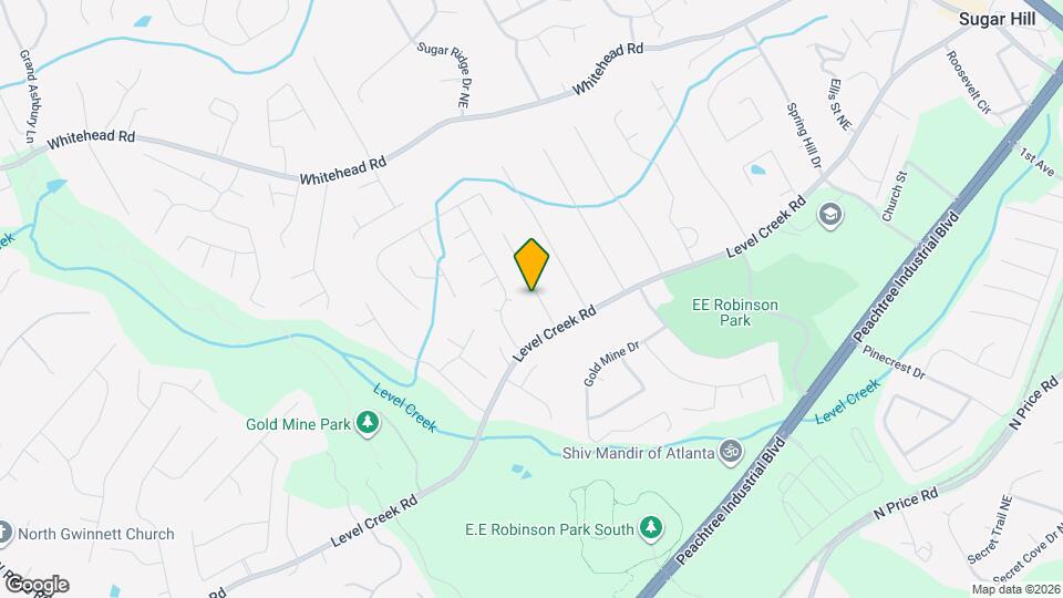 4970 Bent Creek Ct Map and Location Details