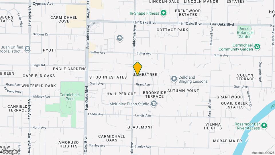 3624 California Ave Map and Location Details