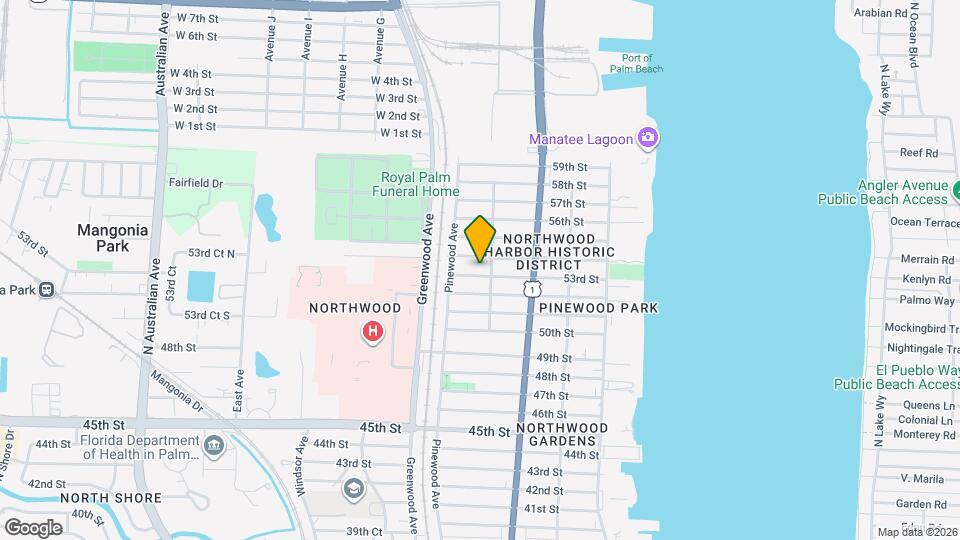 711 53rd St Map and Location Details