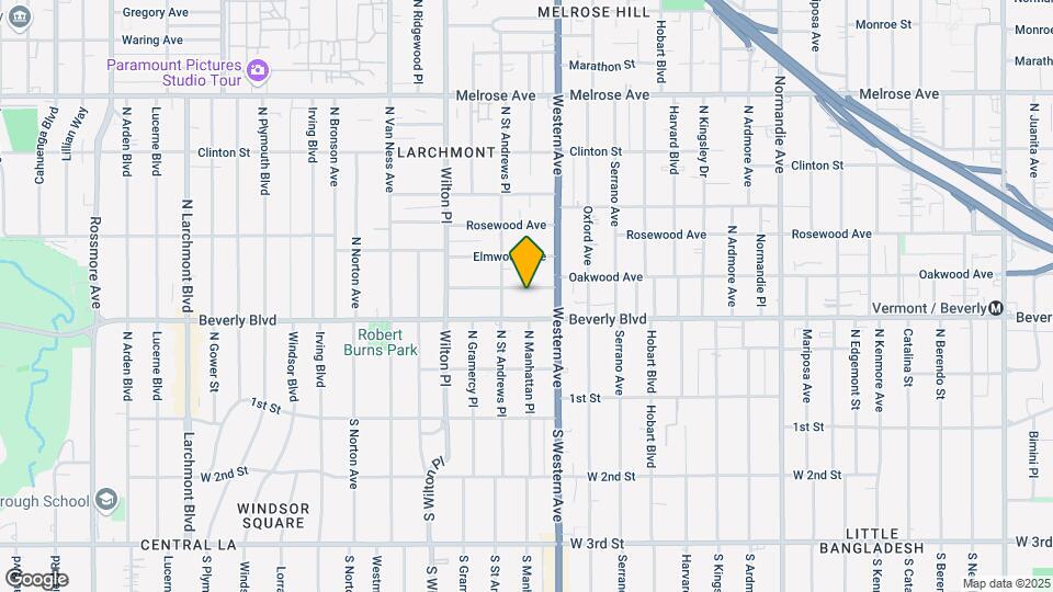 4734 Oakwood Ave Mapa y Detalles de la Ubicación