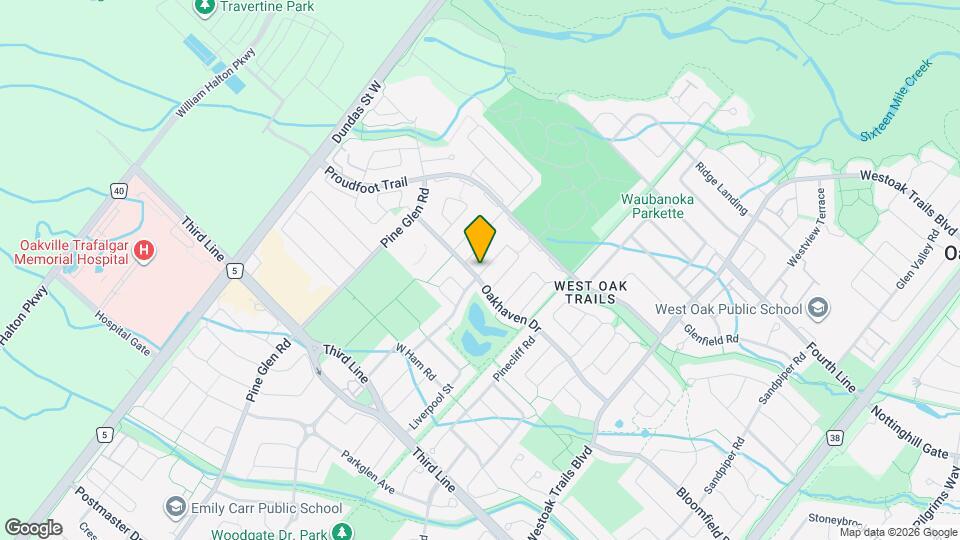 1230 Sagewood Crescent Map and Location Details