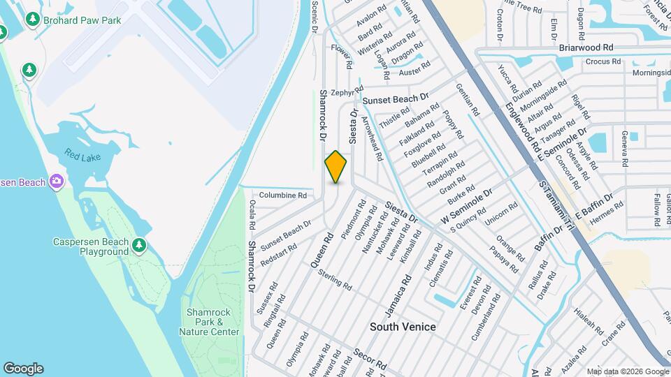 3090 Sunset Beach Dr Map and Location Details