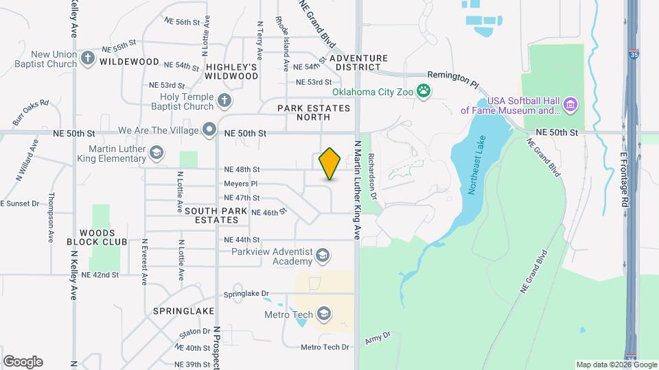 1829 Corrine Dr Map and Location Details