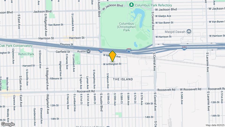 5907 W Arthington St Map and Location Details