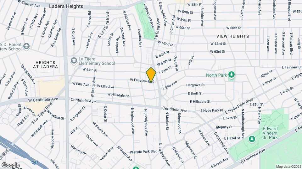 116 W Fairview Blvd Map and Location Details
