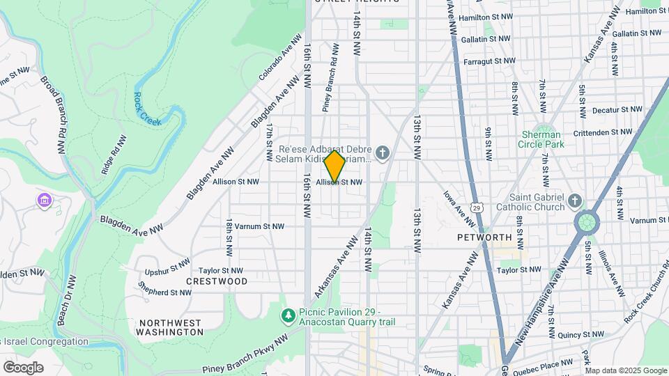 4420 15th St NW Map and Location Details