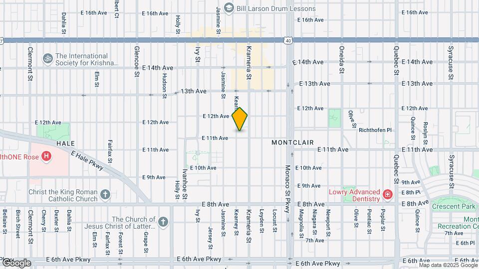 6101 E 11th Ave Mapa y Detalles de la Ubicación