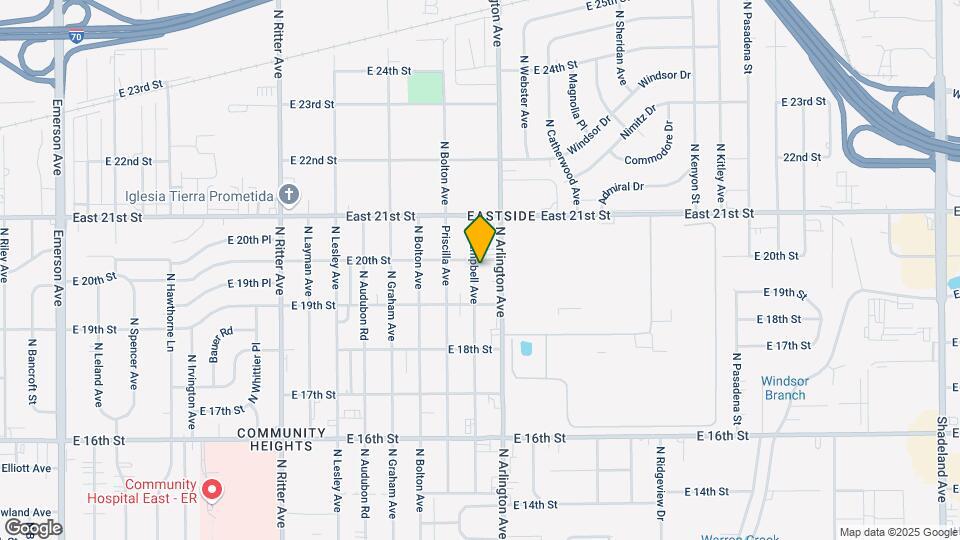 1991 Campbell Ave Map and Location Details