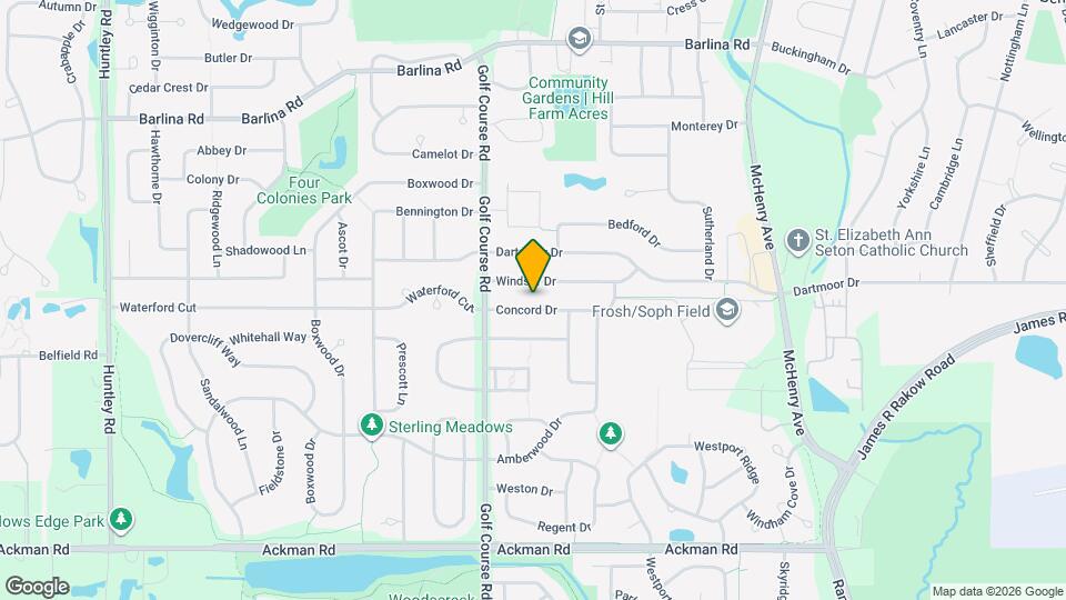 744 Concord Dr Map and Location Details