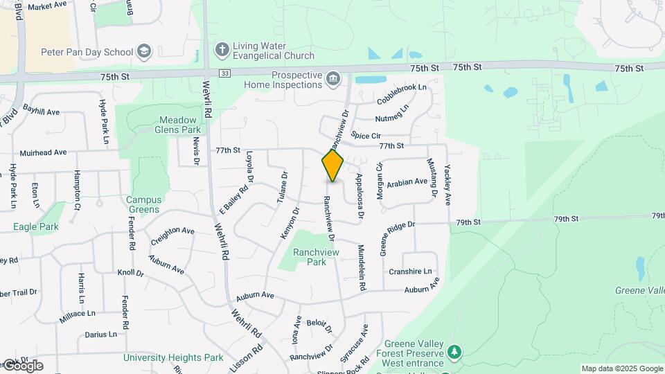 1722 Ranchview Dr Map and Location Details