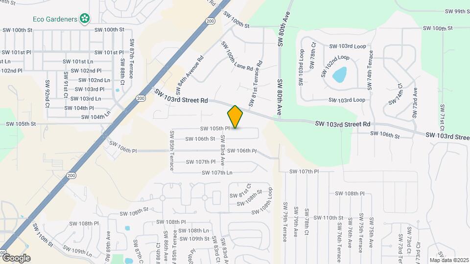 8246 SW 105th Pl Map and Location Details