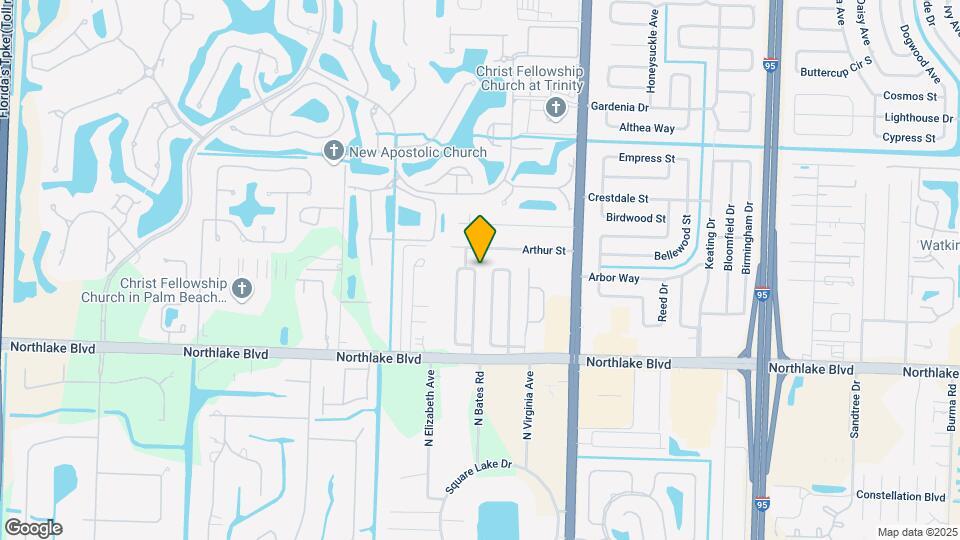 9214 E Highland Pines Blvd Mapa y Detalles de la Ubicación