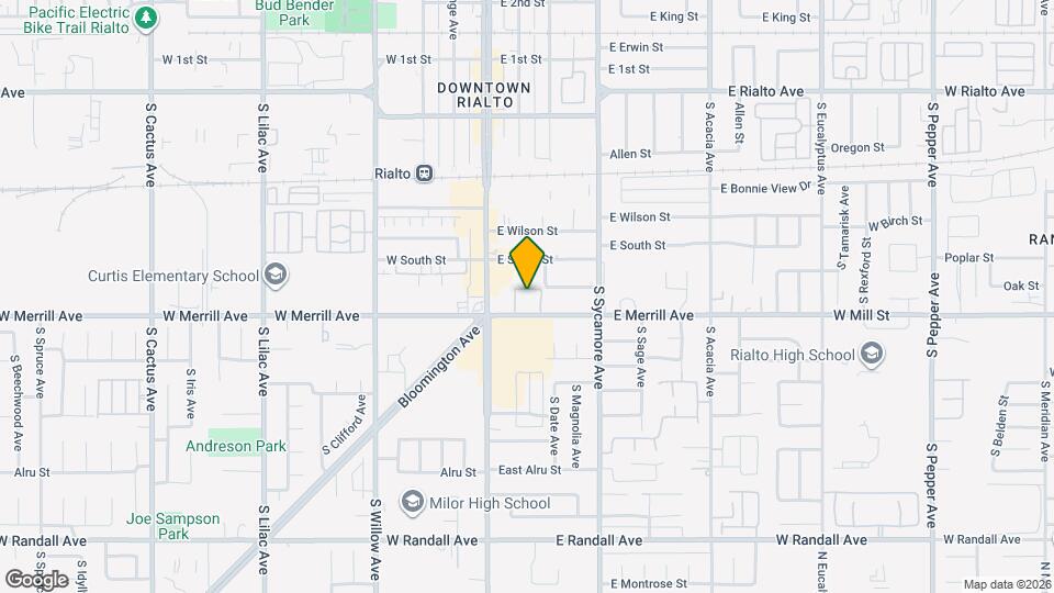 142 E Merrill Ave Map and Location Details