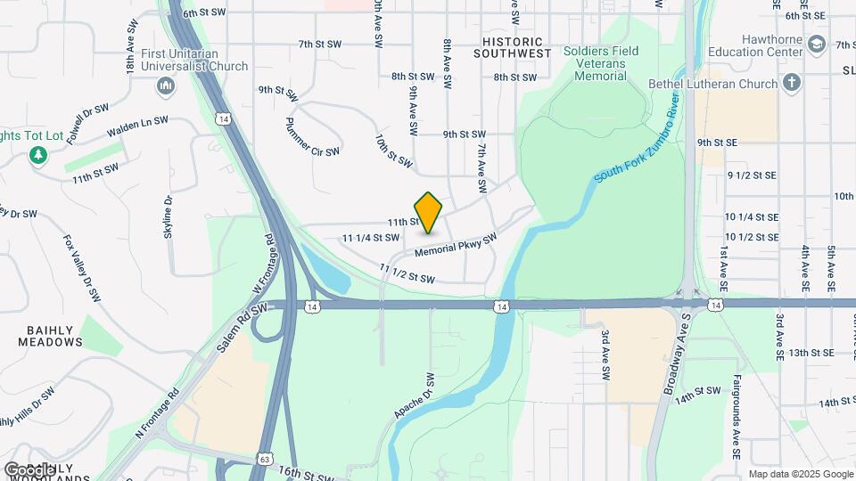 819 Memorial Pkwy SW Map and Location Details