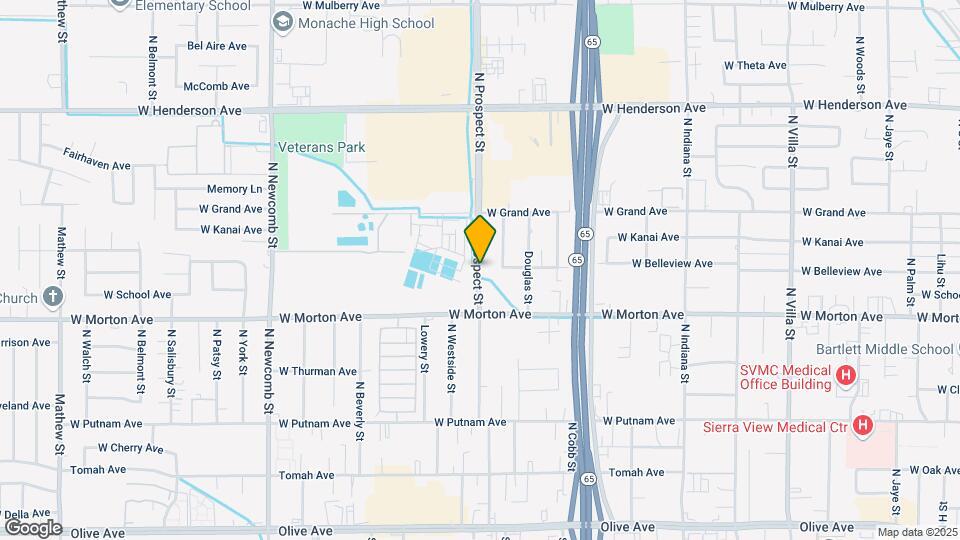 542 N Prospect St, Unit 540 Map and Location Details