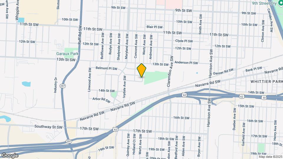 1361 Wertz Ave SW Map and Location Details