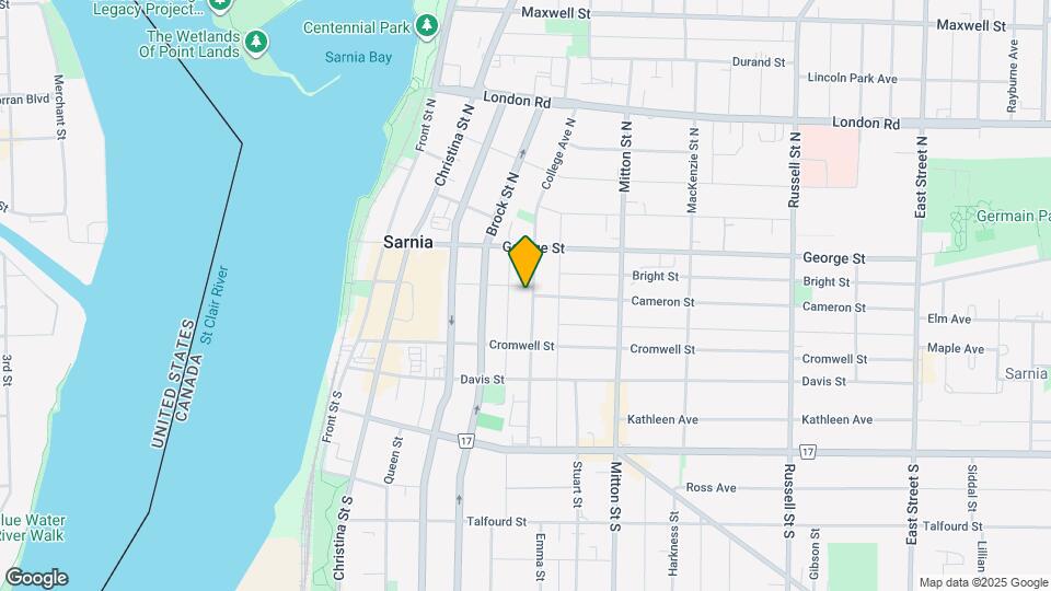 165 College Ave N Map and Location Details