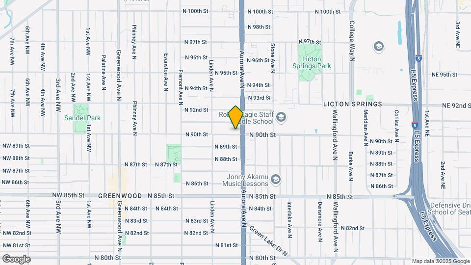 946 N 90th St Map and Location Details