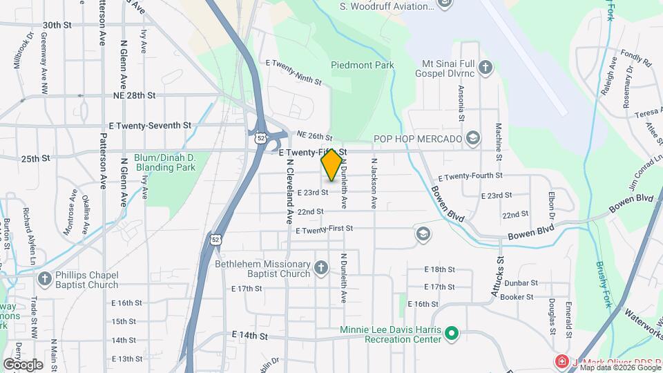 1413 E 23rd St Map and Location Details