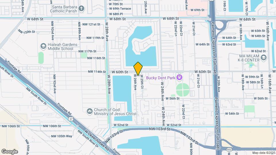 5883 W 26th Ave Map and Location Details