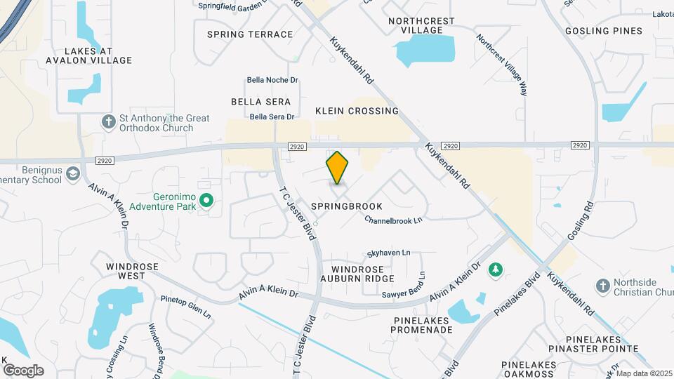 21210 Pinewalk Brook Ln Map and Location Details