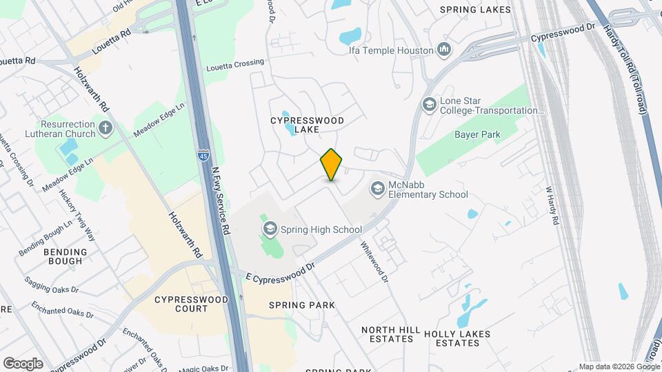 654 Cypresswood Trce Map and Location Details