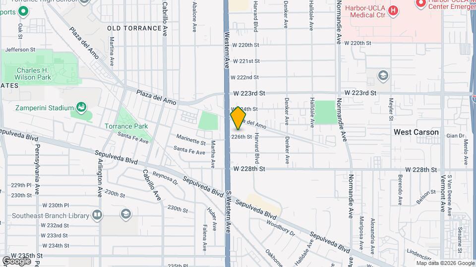 1647 W 226th St, Unit 1647 W 226th St Map and Location Details