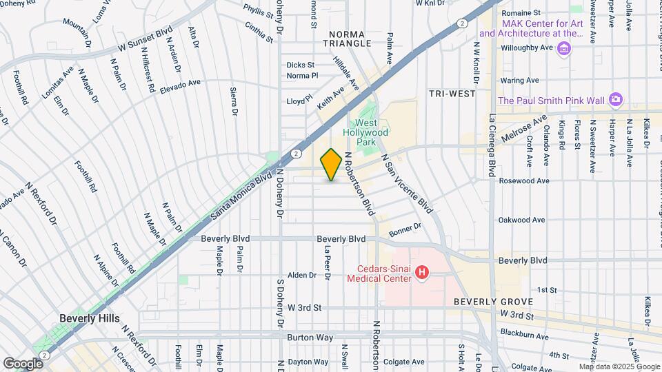 8904 Rangely Ave Map and Location Details