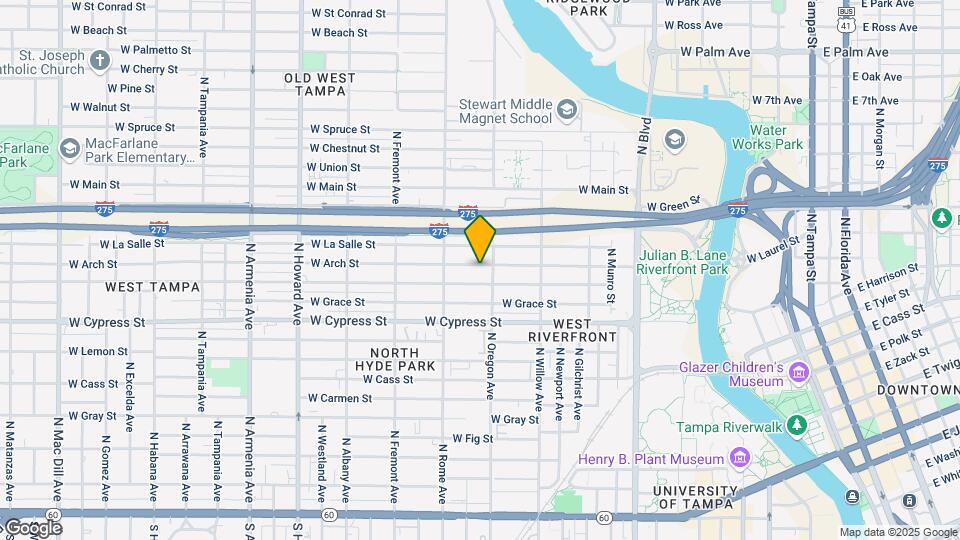 1506 W Arch St Map and Location Details