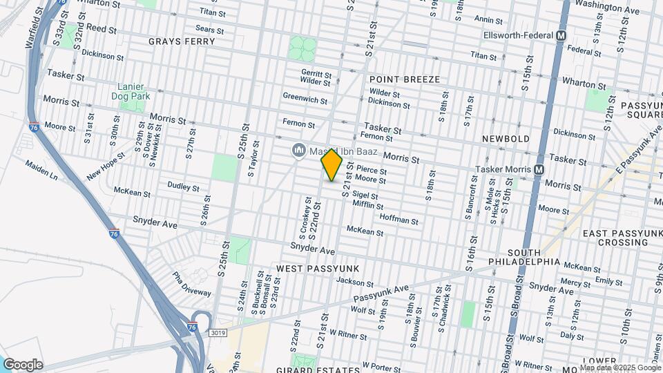 2127 Sigel St Map and Location Details