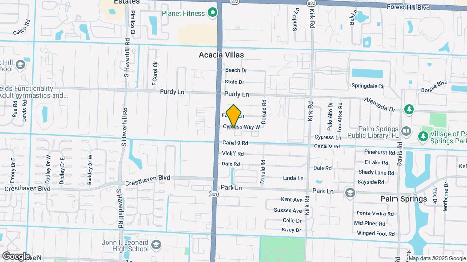 331 Cypress Way W Map and Location Details